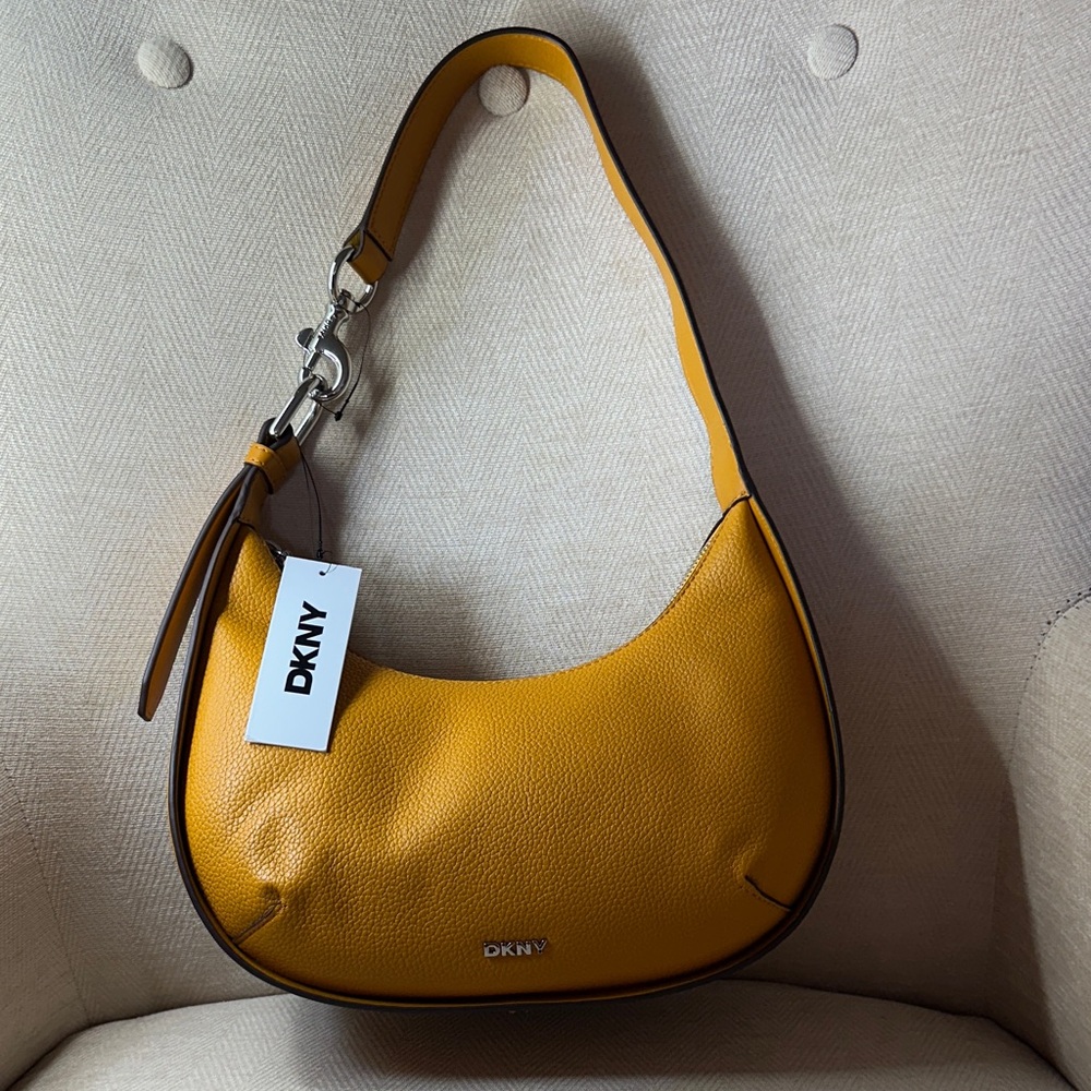 DKNY Mustard Shoulder Bag